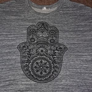 Awake Sweatshirt Top - Hamsa Hand XL
